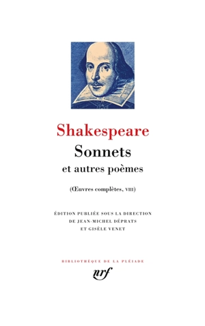 Oeuvres complètes. Vol. 8. Sonnets : et autres poèmes - William Shakespeare