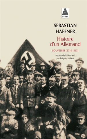 Histoire d'un Allemand : souvenirs 1914-1933 - Sebastian Haffner