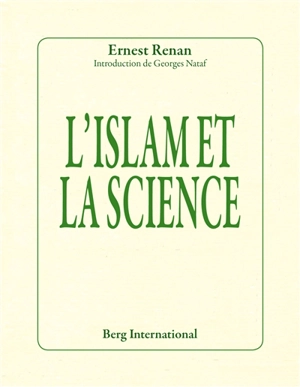 L'islam et la science - Ernest Renan