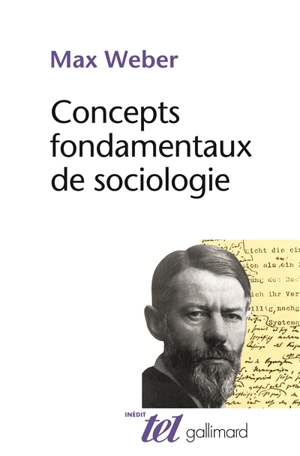 Concepts fondamentaux de sociologie - Max Weber