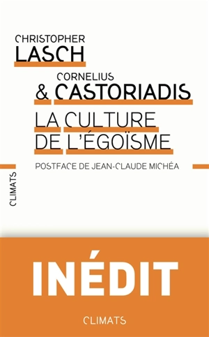 La culture de l'égoïsme - Christopher Lasch