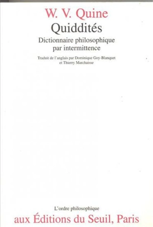 Quiddités : dictionnaire philosophique par intermittence - Willard Van Orman Quine