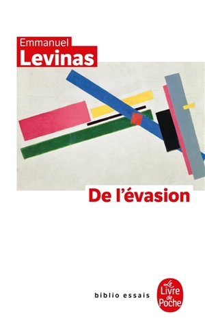 De l'évasion - Emmanuel Levinas