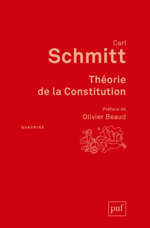 Théorie de la Constitution - Carl Schmitt