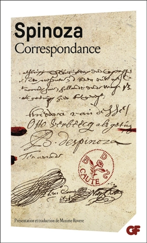 Correspondance - Baruch Spinoza