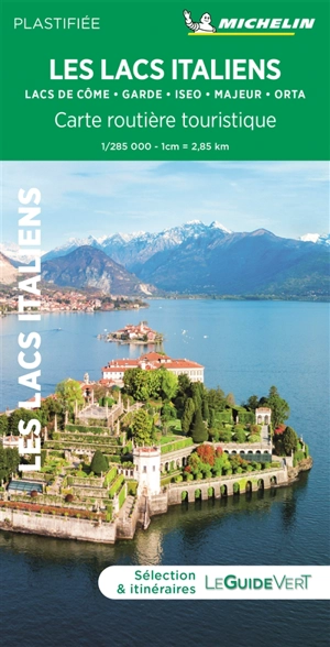 Lacs italiens, Milan : carte routière et touristique - Manufacture française des pneumatiques Michelin
