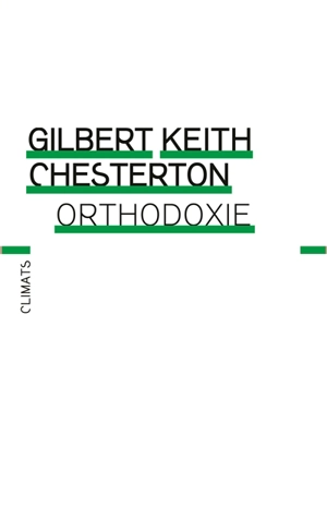 Orthodoxie - G.K. Chesterton