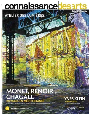 Monet, Renoir... Chagall, voyages en Méditerranée : Yves Klein, l'infini bleu : Atelier des lumières