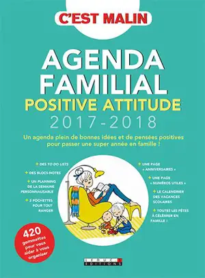 Agenda familial positive attitude 2017-2018