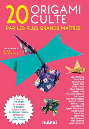 20 origami culte par les plus grands maîtres