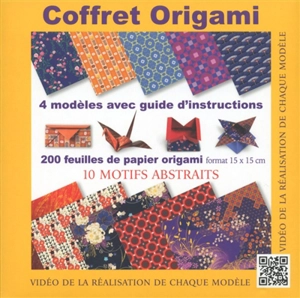 Coffret origami : 10 motifs abstraits : 4 modèles avec guide d'instructions - Francesco Decio