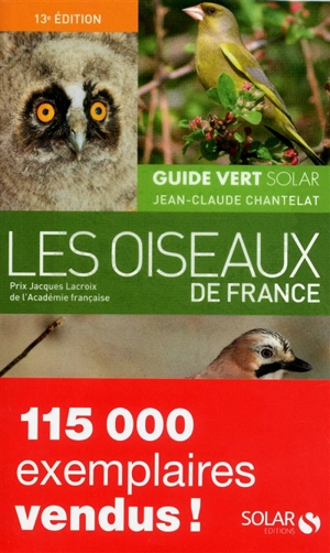 Les oiseaux de France - Jean-Claude Chantelat
