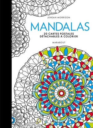 Mandalas : 20 cartes postales détachables à colorier - Jenean Morrison