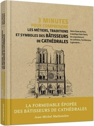 3 minutes pour comprendre les métiers, traditions et symboles des bâtisseurs de cathédrales - Jean-Michel Mathonière