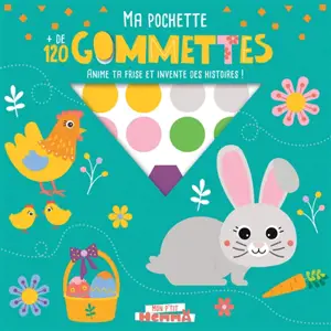 Pâques : ma pochette de + de 120 gommettes : anime ta frise et invente des histoires ! - Carotte et compagnie (site web)