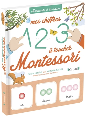 Mes chiffres à toucher Montessori - Céline Santini