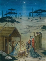 Crèche de la Nativité : calendrier de l'Avent - Yana Sedova