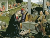 L'adoration des bergers : calendrier de l'Avent - Domenico Ghirlandaio