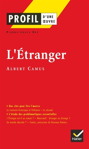 L'étranger, Camus - Pierre-Louis Rey