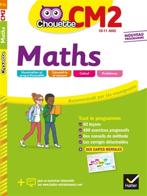 Maths CM2, 10-11 ans : nouveau programme - Claude Maréchal
