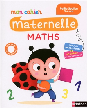 Mon cahier maternelle maths petite section, 3-4 ans - Mariana Vidal