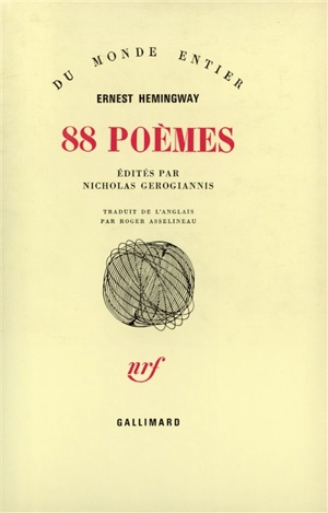 88 poèmes - Ernest Hemingway