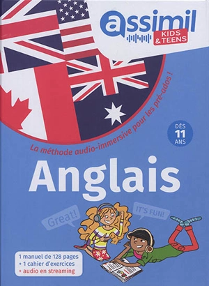 Anglais : la méthode audio-immersive pour les pré-ados : dès 11 ans - Nolwena Monnier