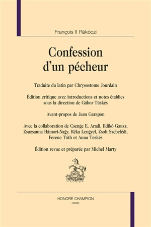 Confession d'un pécheur - François Rakoczi 2