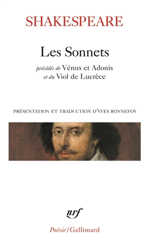 Les sonnets. Vénus et Adonis. Le viol de Lucrèce - William Shakespeare