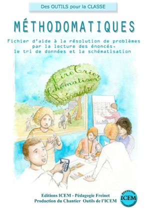 Méthodomatiques : fichier d'aide à la résolution de problèmes par la lecture des énoncés, le tri de données et la schématisation - Laboratoire de recherche coopérative (France)