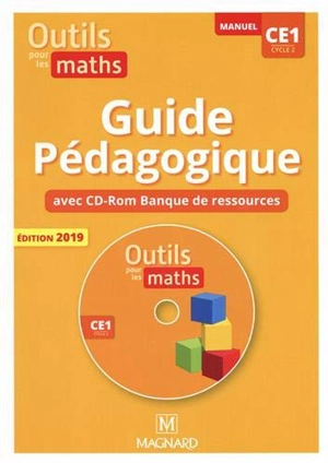 Outils pour les maths, manuel CE1, cycle 2 : guide pédagogique avec CD-ROM banque de ressources - Natacha Besset