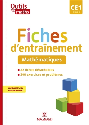 Outils pour les maths CE1, cycle 2 : fiches d'entraînement, mathématiques : conforme aux programmes - Natacha Besset
