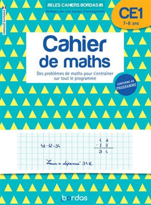 Cahier de maths CE1, 7-8 ans : des problèmes de maths pour s'entraîner sur tout le programme - Alain Charles