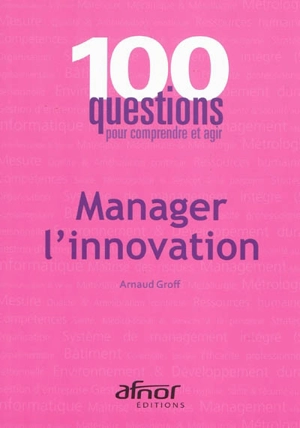 Manager l'innovation - Arnaud Groff