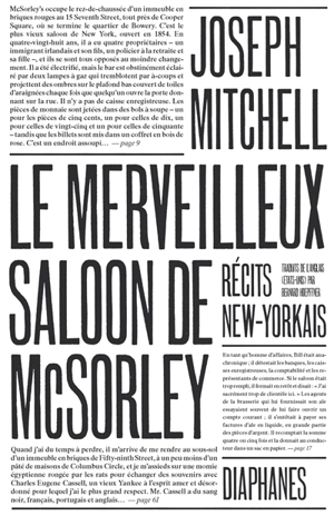 Le merveilleux saloon de McSorley : récits new-yorkais - Joseph Mitchell