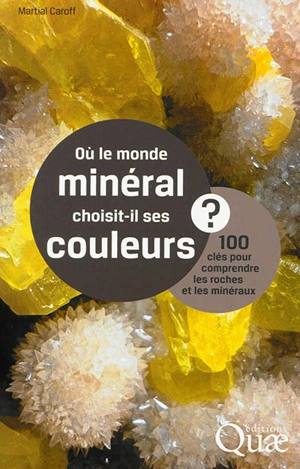 Où le monde minéral choisit-il ses couleurs ? : 100 clés pour comprendre les roches et les minéraux - Martial Caroff