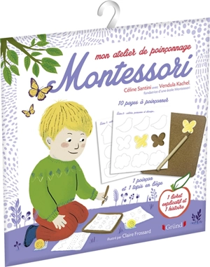 Mon atelier de poinçonnage Montessori - Céline Santini
