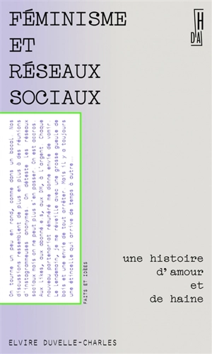 Féminisme et réseaux sociaux : une histoire d'amour et de haine - Elvire Duvelle-Charles