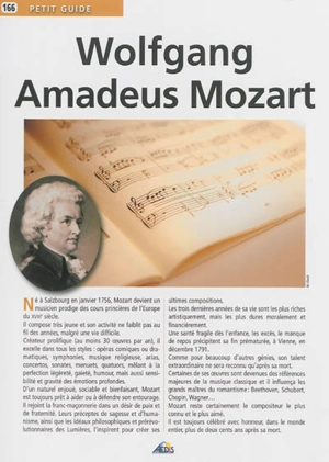 Wolfgang Amadeus Mozart - Florence Fréchet
