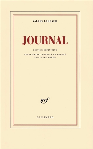 Journal - Valery Larbaud