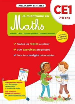 Je m'entraîne en maths : CE1, 7-8 ans : conforme au nouveau programme - Catherine Le Roux