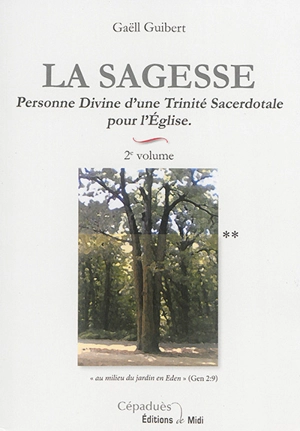 La sagesse. Vol. 2. Personne divine d'une Trinité sacerdotale pour l'Eglise - Gaëll Guibert