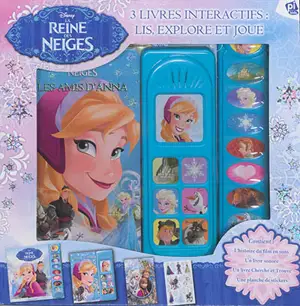 La reine des neiges : 3 livres interactifs : lis, explore et joue - Walt Disney company