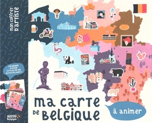 Ma carte de Belgique à animer - Antoana Oreski