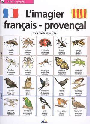 L'imagier français-provençal : 225 mots illustrés - Henri Medori