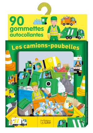 Les camions-poubelles : 90 gommettes autocollantes - Pierre Caillou