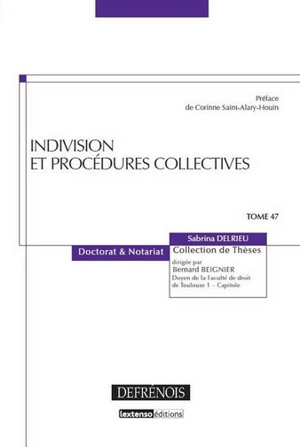 Indivision et procédures collectives - Sabrina Delrieu