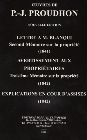 Oeuvres de P.-J. Proudhon - Pierre-Joseph Proudhon