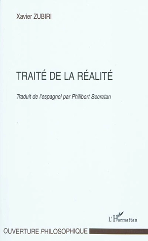 Traité de la réalité (1966) - Xavier Zubiri