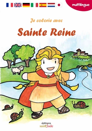 Je colorie avec sainte Reine - Elbé Illustration